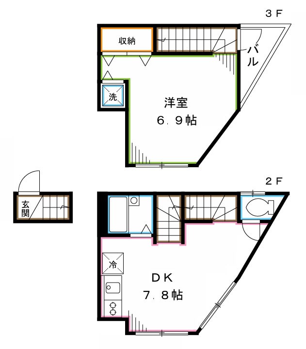 アイコート高円寺北 間取り
