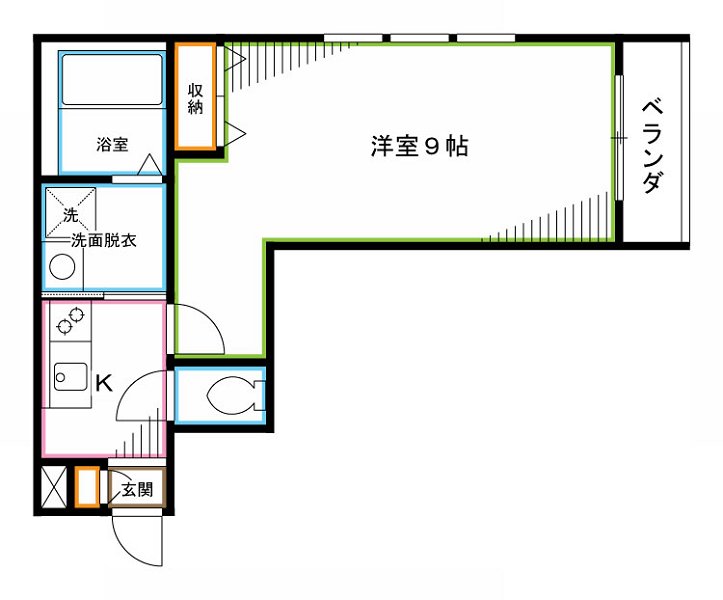 FORTRESS中野坂上 間取り