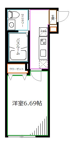 風香西荻（フウガニシオギ) 間取り