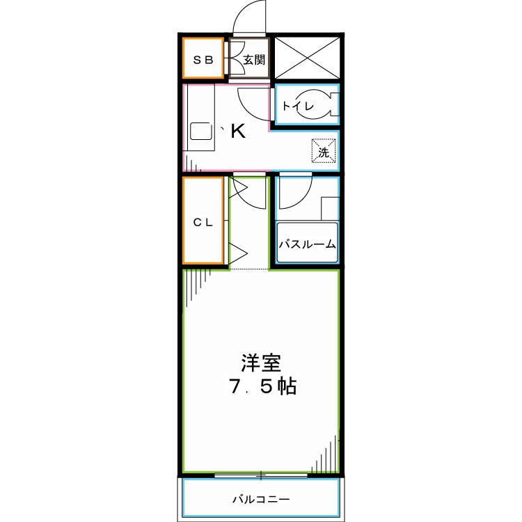 ステージ国立 間取り