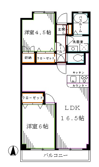 オークタウンハイツ 間取り