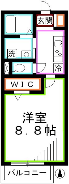 KEENA North　　 間取り