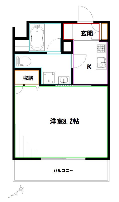 クレイシア三鷹 間取り