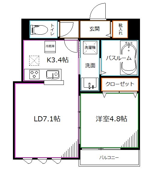 スレイベル井の頭 間取り