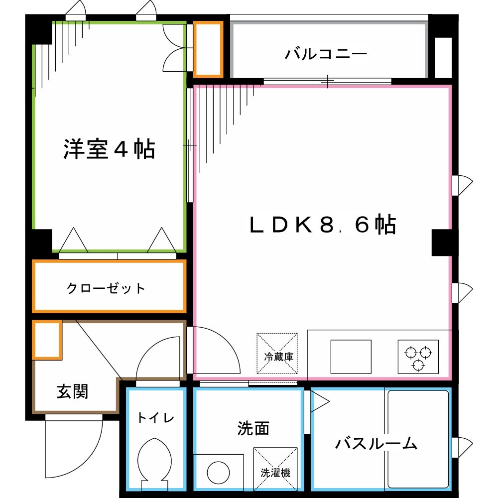 NOVELOGIKUBO A ノベルオギクボエー 間取り