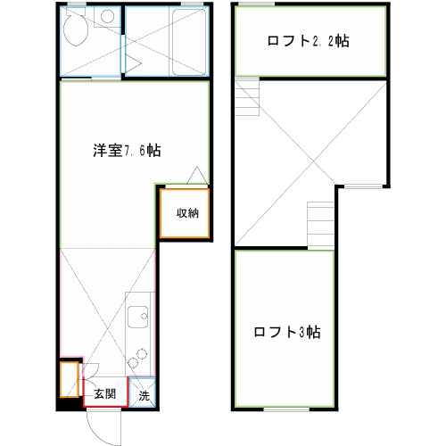 グランエッグス三鷹 間取り