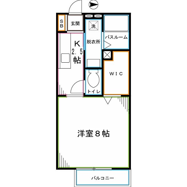 カルム国立 間取り