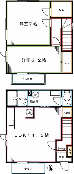 上水本町戸建 間取り