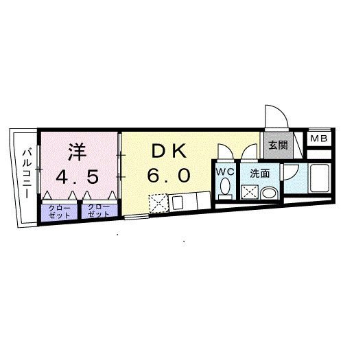 ブルー パレット 新宿中落合 間取り