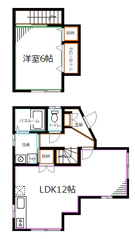 堀井様貸家 間取り