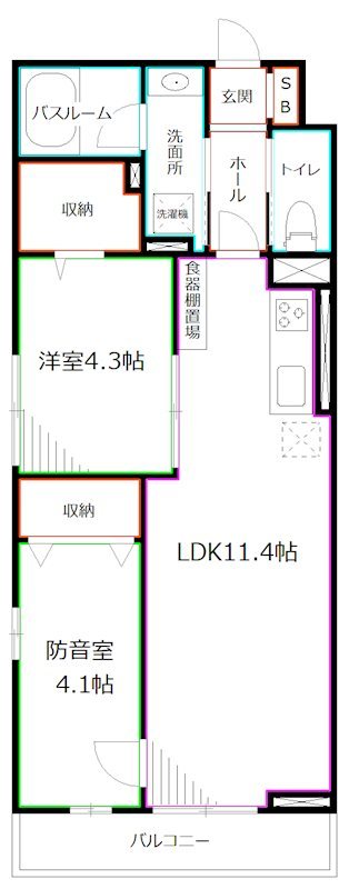 Ｌｉｂｅｒｔｅ井草 間取り