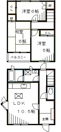 ル・ワゾブル三鷹  間取り