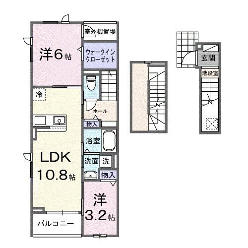 ヒカルサ西東京向台ウエスト 間取り