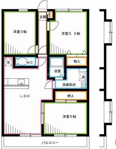 パークハウス梶野 間取り