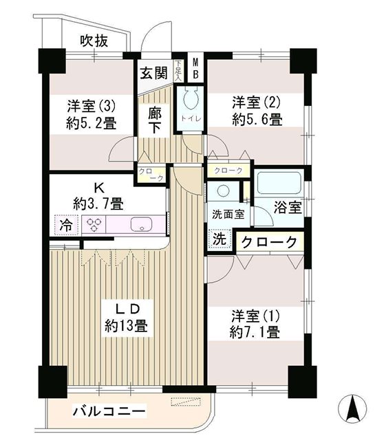 サンハイム 間取り