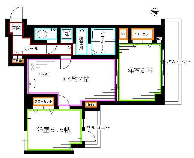 プライムアーバン新宿落合 間取り