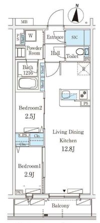 テラス杉並方南町  間取り