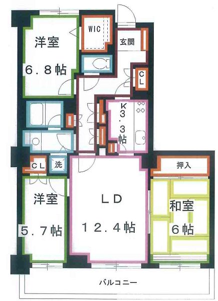 PARK NEWPORT 間取り