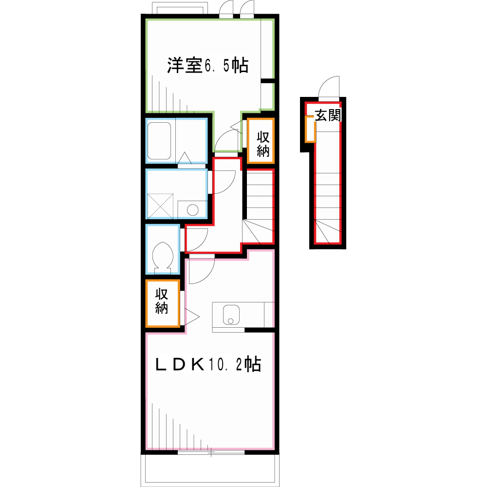 Casa Domani Ⅰ 間取り