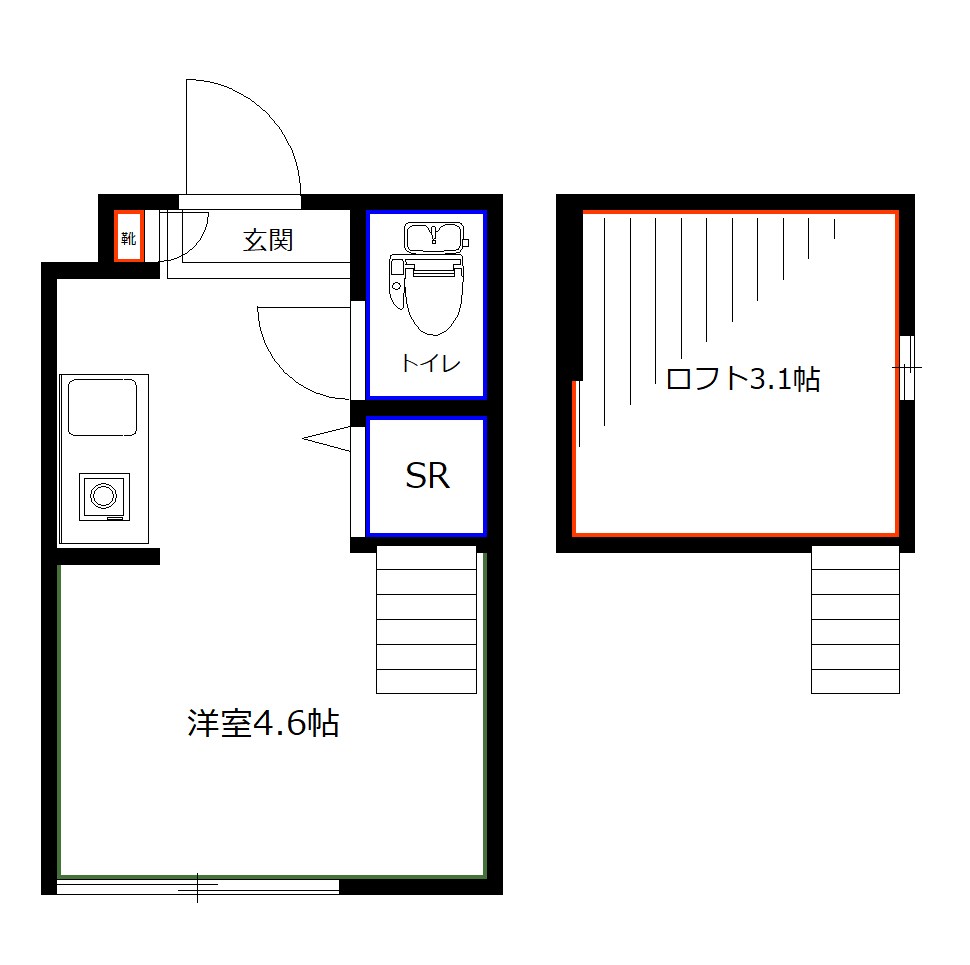 東京都杉並区高円寺南２丁目 間取り