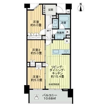ライオンズ練馬レジデンス 間取り