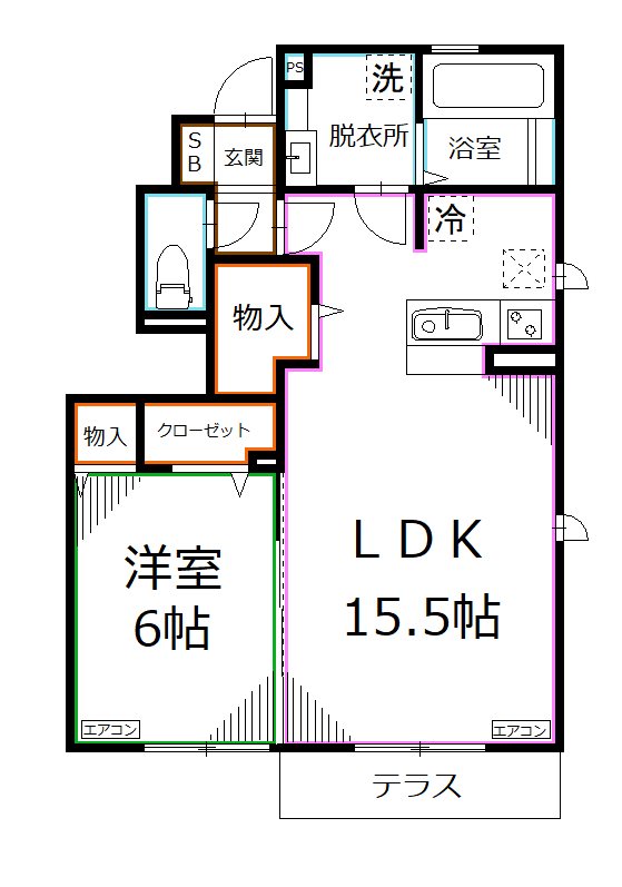CASA de kou 間取り
