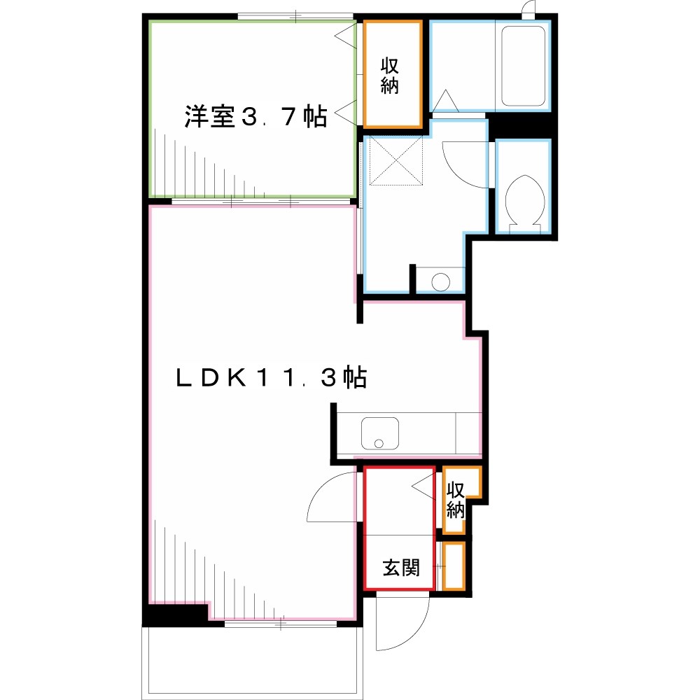 上水南ハウス 間取り
