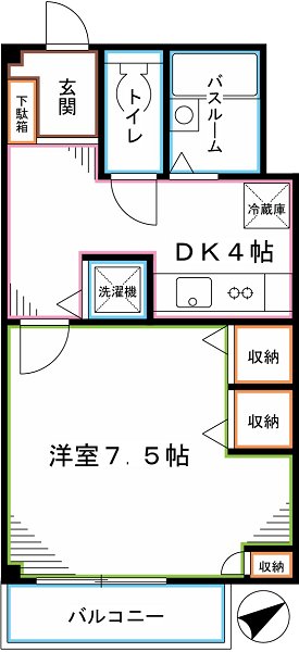 第３小柳コーポ 間取り