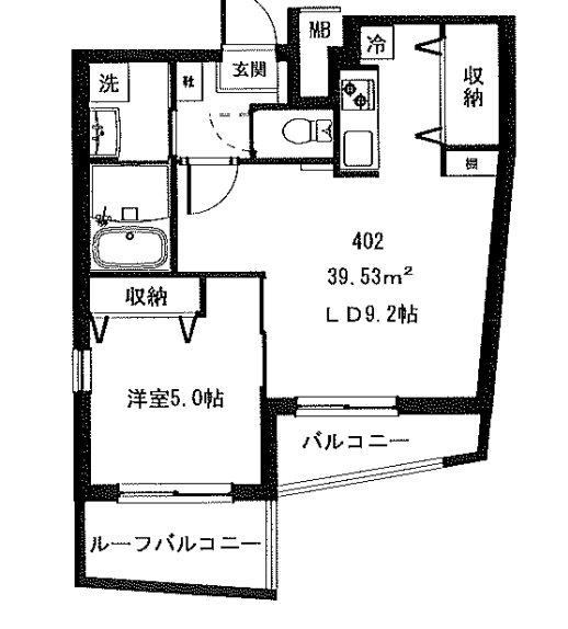 モン・シャトー東高円寺南館 間取り