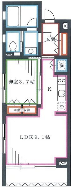 ディナック吉祥寺  間取り