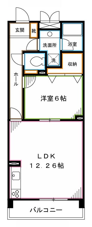 クレールメゾン新井  間取り