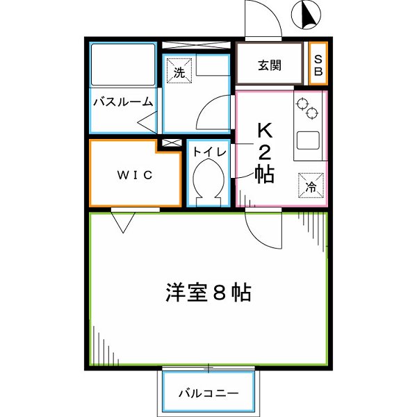 ファインコートⅠⅡ 間取り
