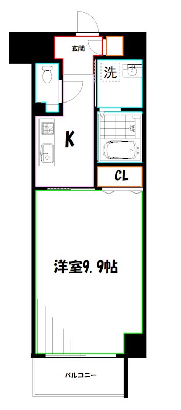 ビュークレスト小金井  間取り