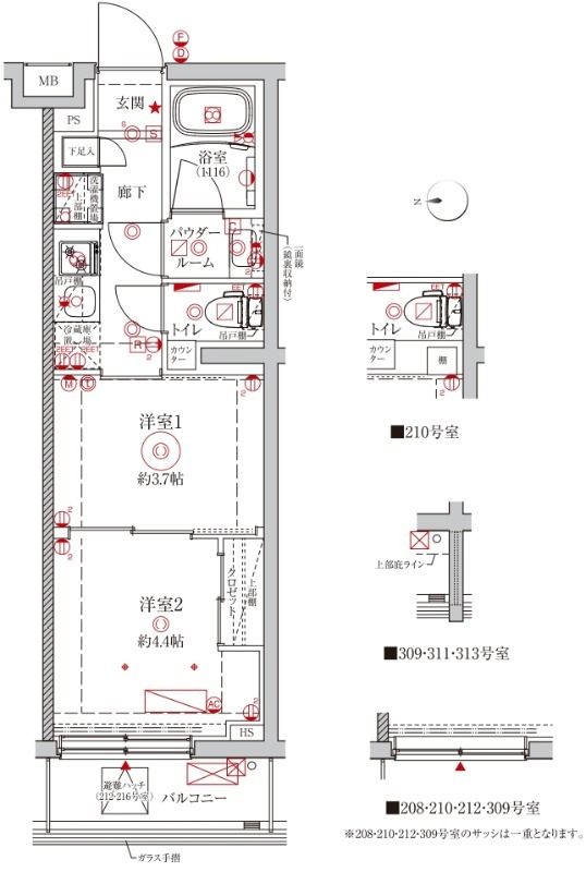 クレイシアIDZ中野野方 間取り