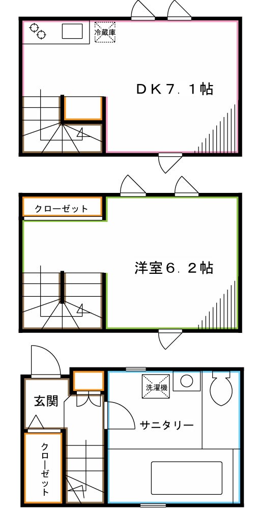 アリュイッテ西荻窪 間取り