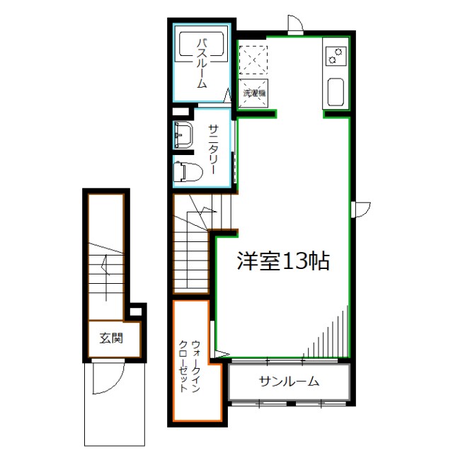 ガーデニア西町 間取り図