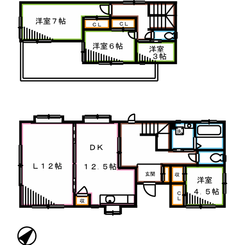 Ｕ－Ｈｏｕｓｅ    間取り