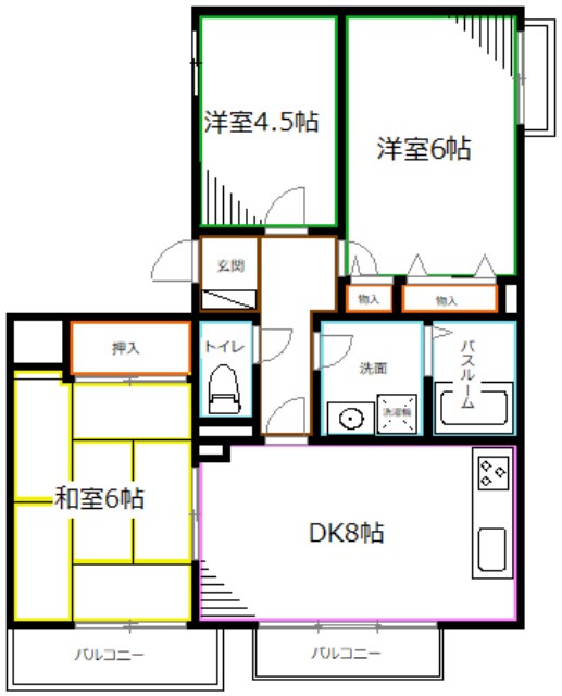 ヴェール久我山  間取り