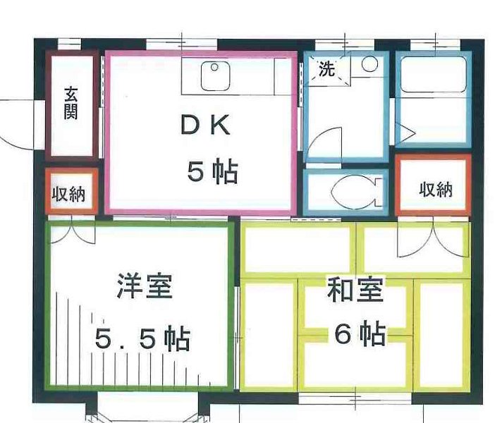 スカイハイツ 間取り