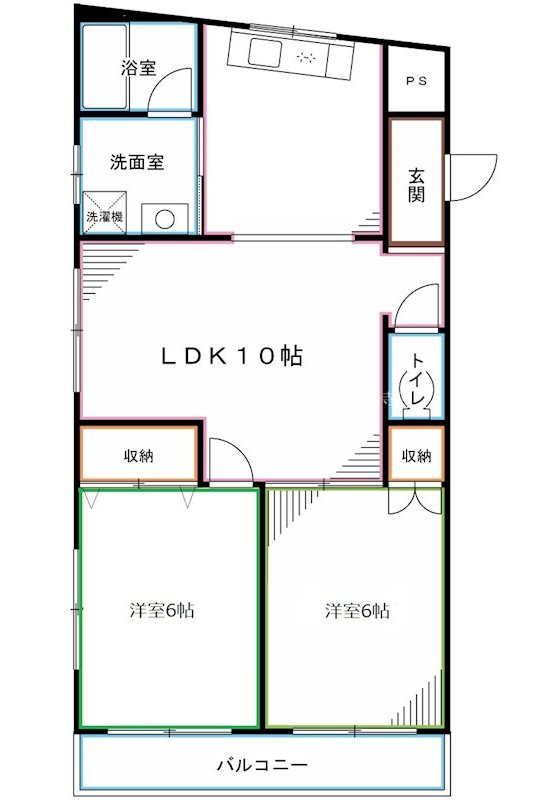 パークアベニュー本町 間取り