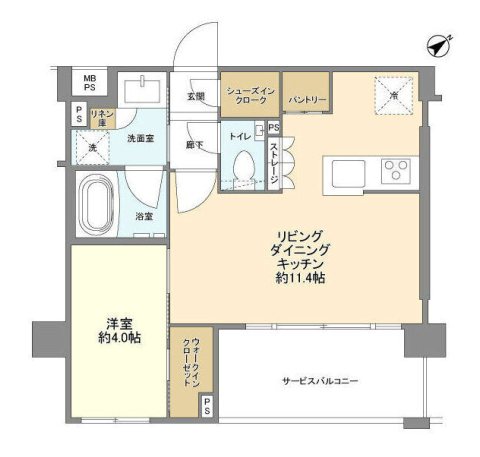 グローベルザ・プレイス東高円寺 間取り