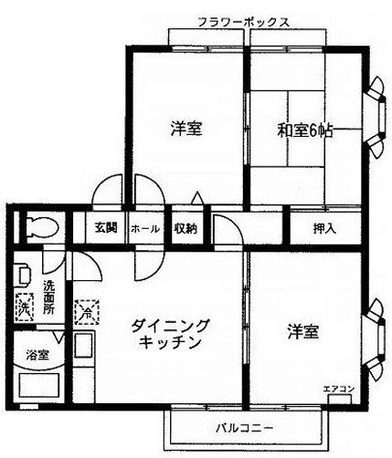 N・ソレアードB 間取り