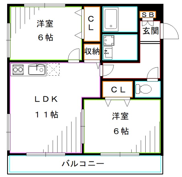 クレアトゥール 間取り