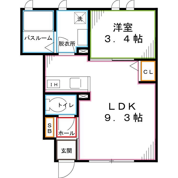 Peak Avenue Mee 間取り