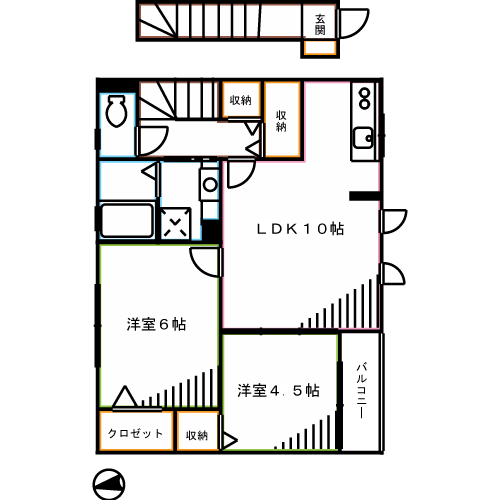 カサ アグラダブレ 間取り