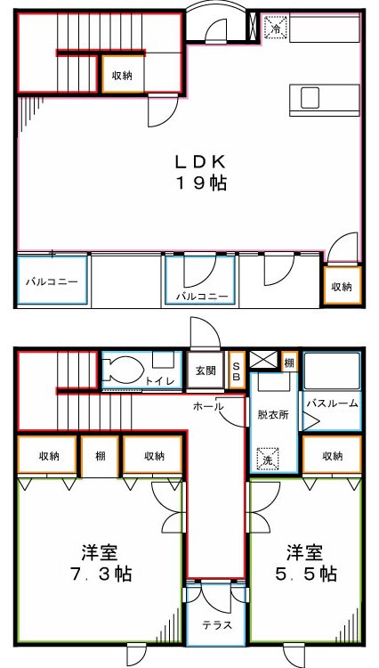風舎 間取り