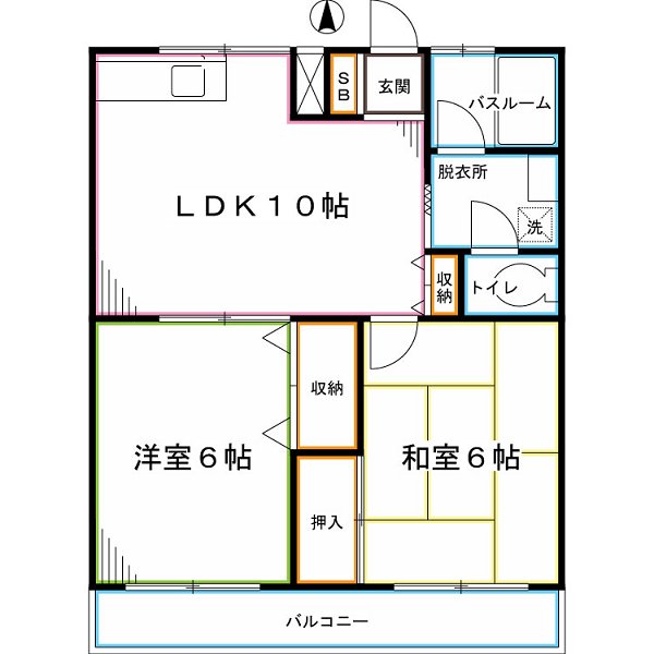 レジデンス恋ヶ窪 間取り図
