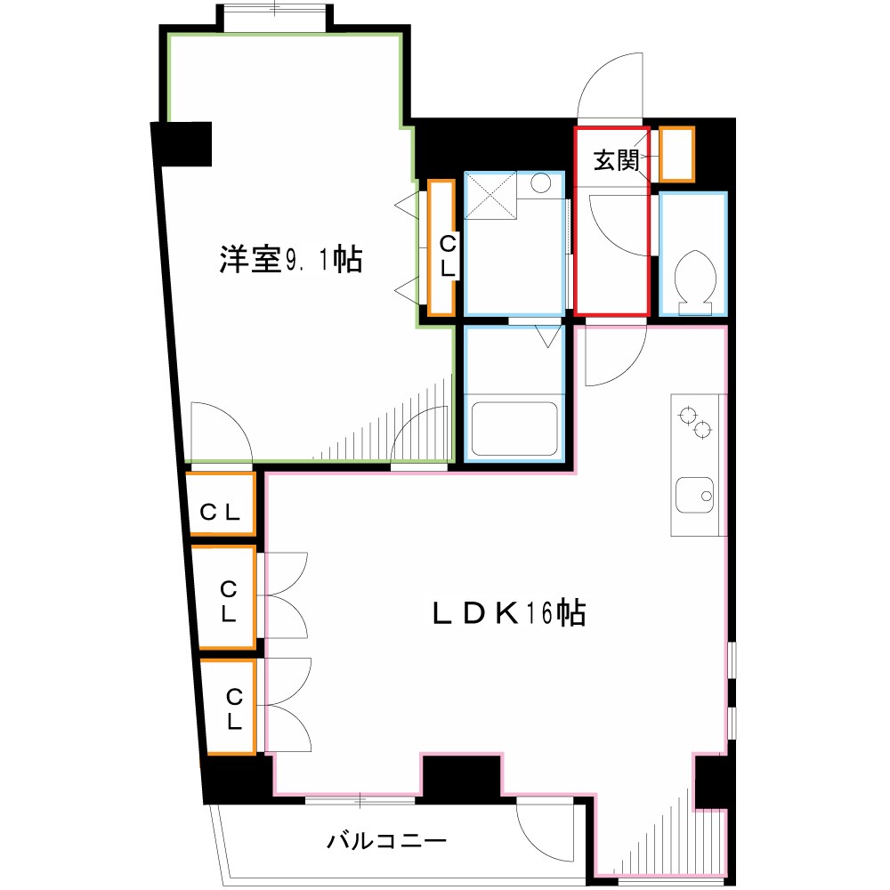 コレクション武蔵野 間取り