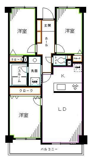 コンフォリア西荻北 間取り