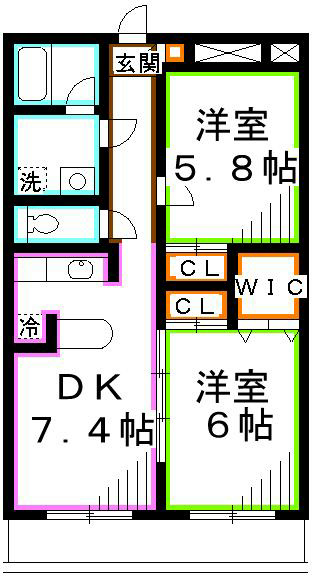 サンヴィラージュ三鷹 間取り